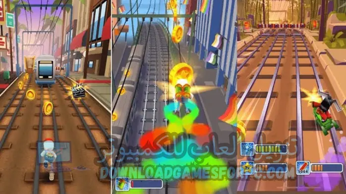 تحميل لعبة subway surfers للكمبيوتر