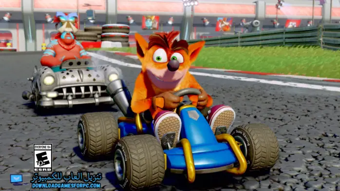 تحميل لعبة كراش Crash Team Racing