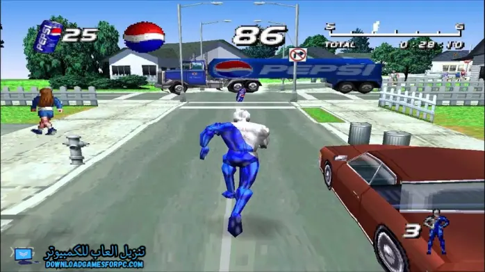 تحميل لعبة Pepsi Man للكمبيوتر