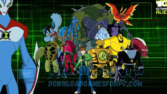 تحميل لعبة بن تن اومنيفرس psp 
